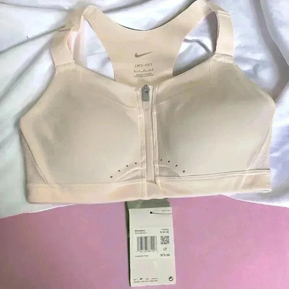 Nike Women's Dri-FIT Alpha High-Support Padded Zip-Front Sports Bra NEW W Tags - Picture 2 of 8